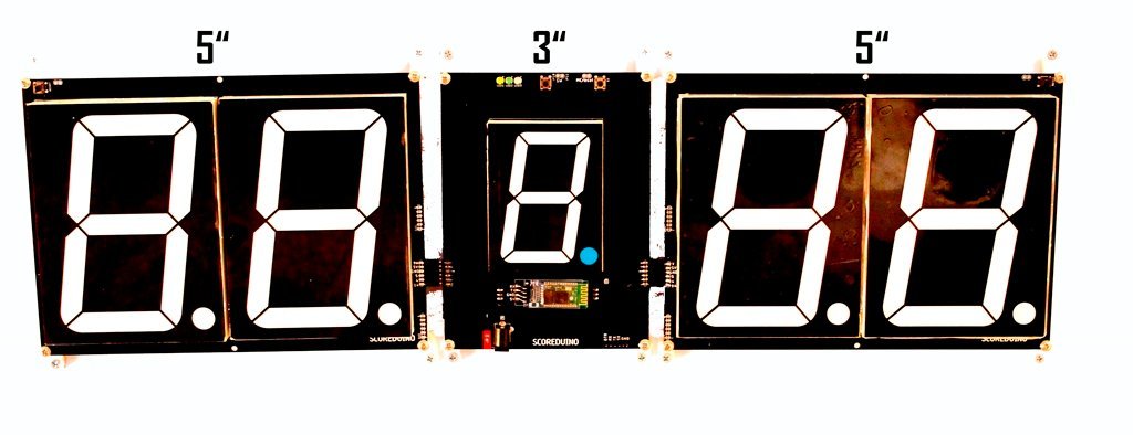 2 teams/players DIY digital scoreboard with innings display