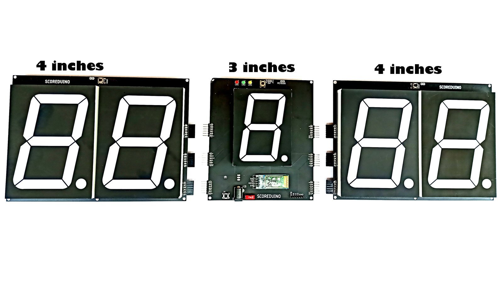 Detachable SCORE5- 4 inches scoreboard with innings display