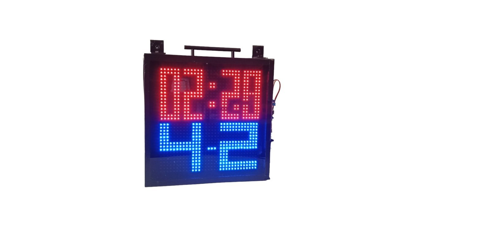DUAL Color 32cmx32cm LIVE SCORE Cricket and Soccer Football Scoreboard