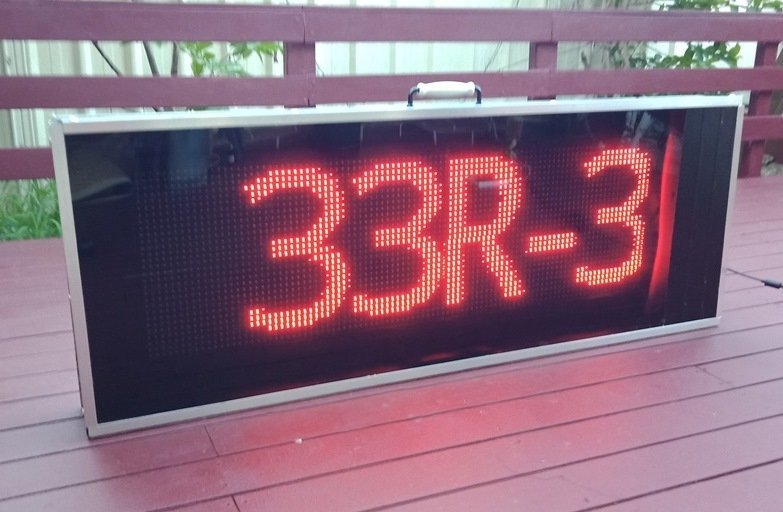 Arduino based digital cricket and soccer scoreboard 960mmx320mm