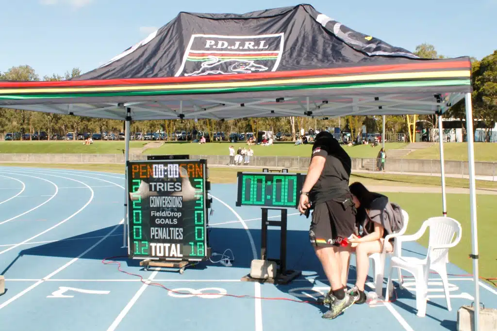 Hire a Rugby League Digital Scoreboard: Scoreduino Powers Penrith Panthers Match at Blacktown International Sportspark