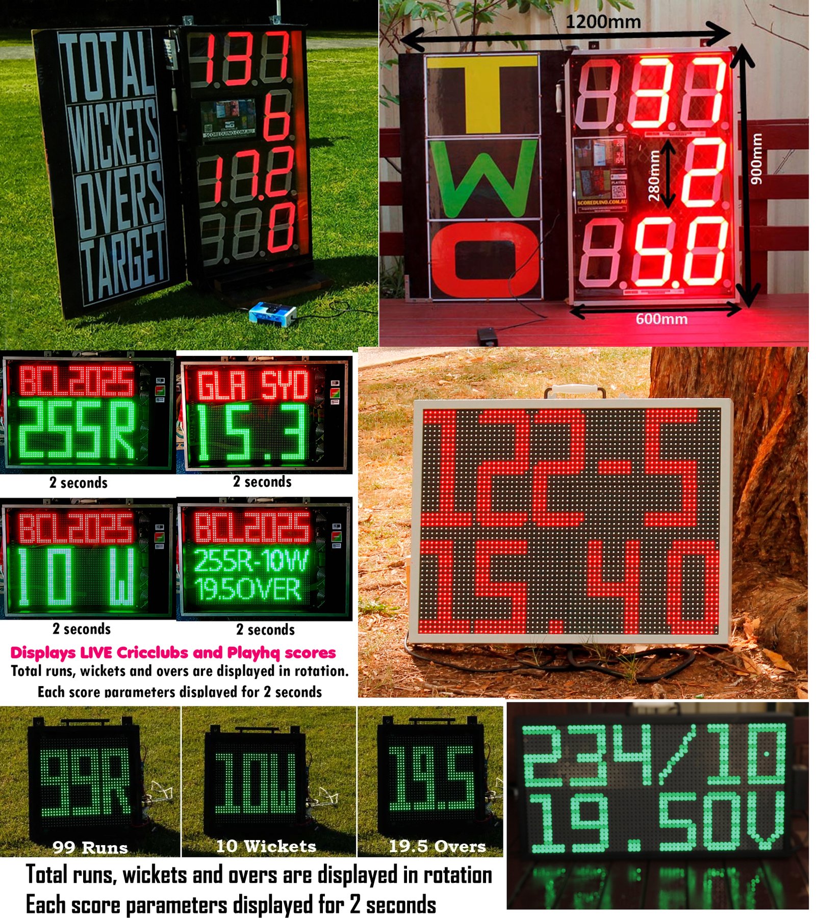 Why SCOREDUINO’s Large outdoor scoreboards are not for sale ?