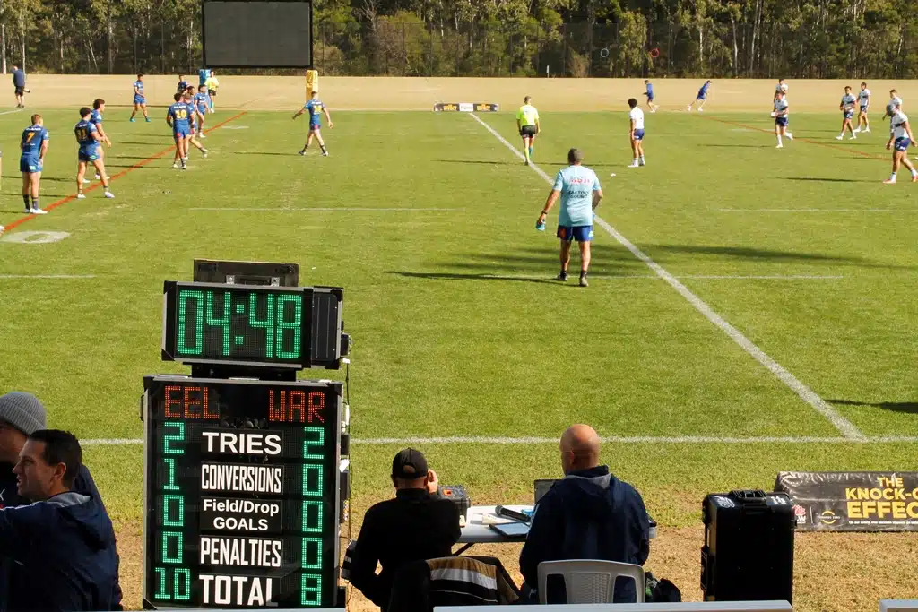 Parramatta Eels Hire Scoreduino Scoreboard for Knock-On Effect Tournament