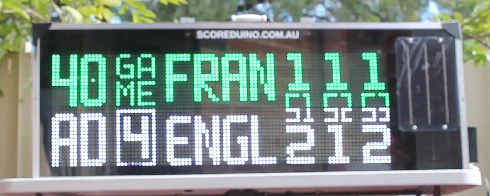 Hire Rent Tennis Scoreboard in Sydney